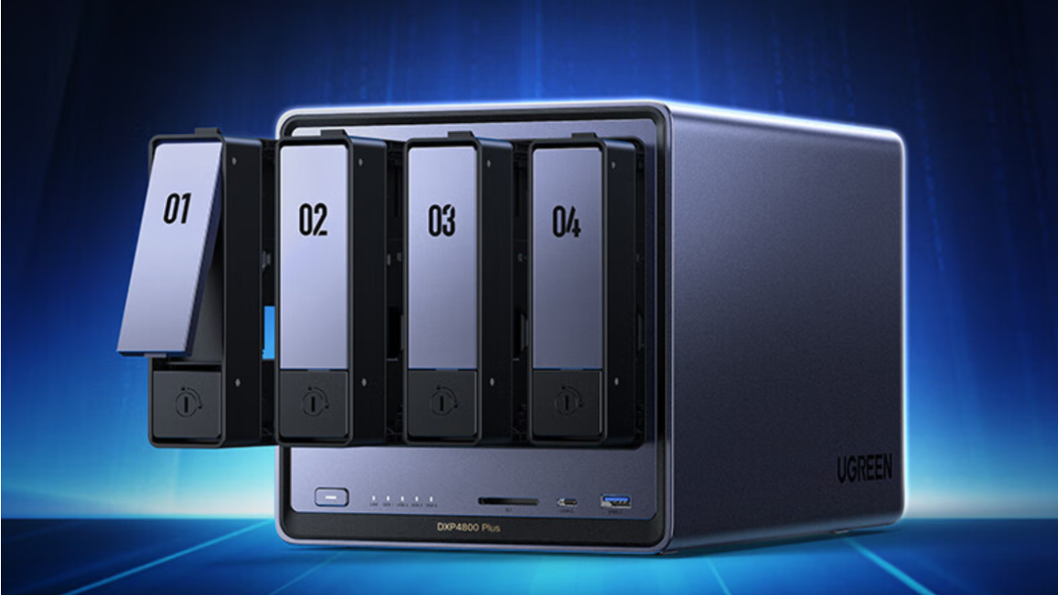 UGREEN Private Cloud DXP4800 Plus 8GB RAM Four-Bay NAS Network Storage